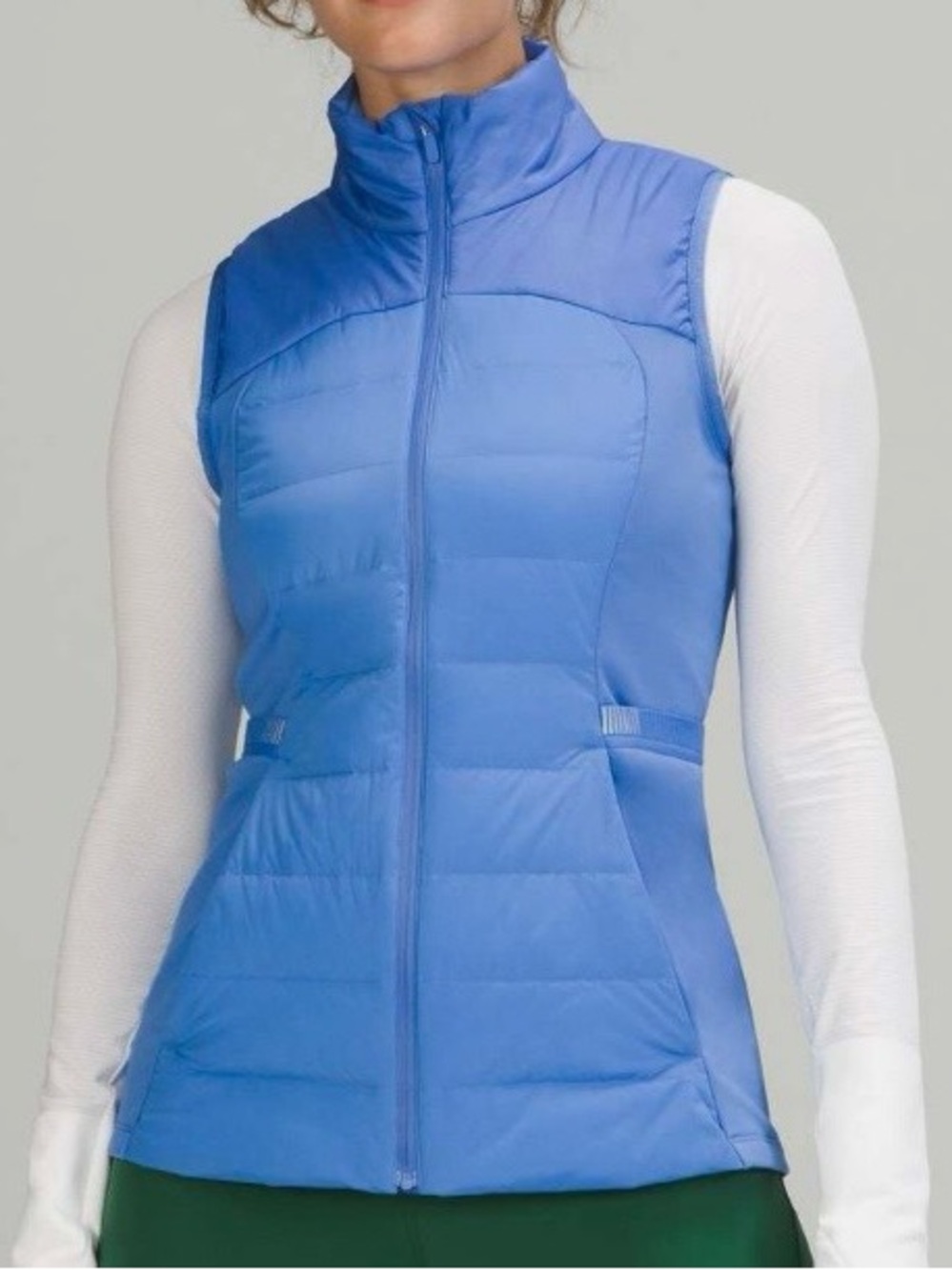 Lululemon  Down for  it all vest  blue size 6